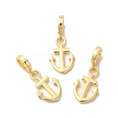 Rack Plating Brass European Dangle Charms KK-B068-16G-1