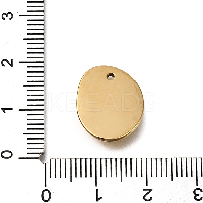 Ion Plating(IP) 304 Stainless Steel with Rhinestone Pendants STAS-Q335-14G-1