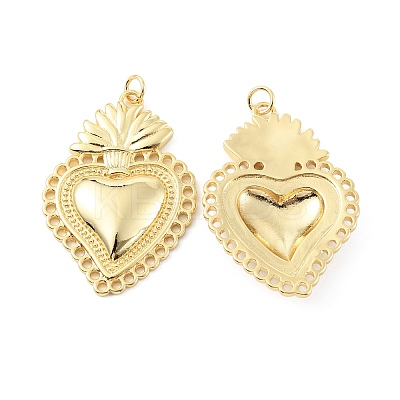 Rack Plating Brass Pendants X-KK-C021-05G-1