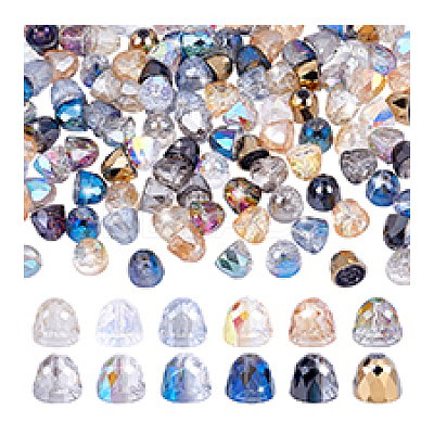 120Pcs 12 Styles Electroplate Glass Beads EGLA-PH0001-56-1