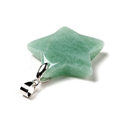 Natural Green Aventurine Pendants G-I319-04P-02-1