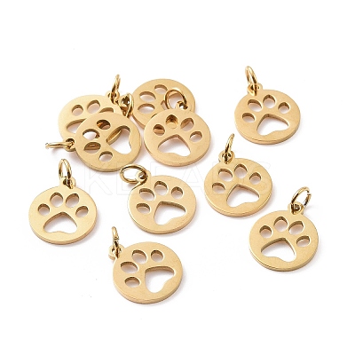 304 Stainless Steel Pendants STAS-Q201-T455G-1