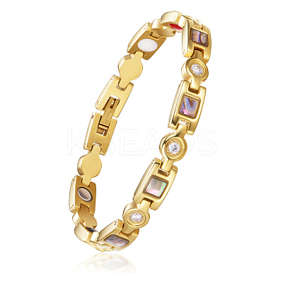 Stainless Steel Panther Chain Watch Band Bracelets JB661B-1