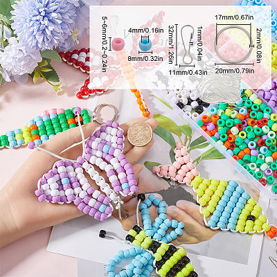 DIY Animal Keychain Making Kit DIY-SC0023-64-1