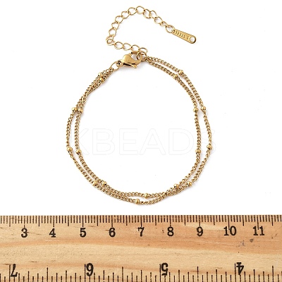 304 Stainless Steel Multi-strand Bracelets LS-BJEW-Q051-02G-A-1