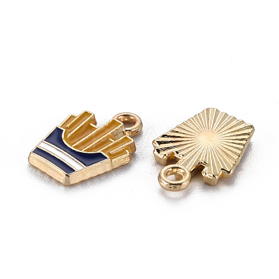 Alloy Enamel Charms ENAM-S126-061B-NR-1