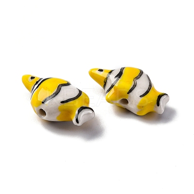 Handmade Porcelain Beads PORC-R002-02D-1