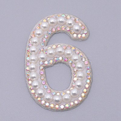 Imitation Pearls Patches DIY-WH0190-89H-1
