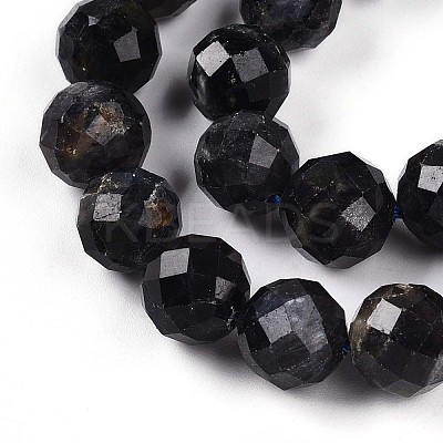 Natural Cordierite/Iolite/Dichroite Beads Strands G-S345-10mm-27-1