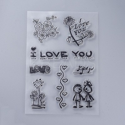 Silicone Stamps DIY-L036-C03-1