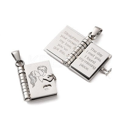 304 Stainless Steel Pendants SA-CBA694E-01P-02-1
