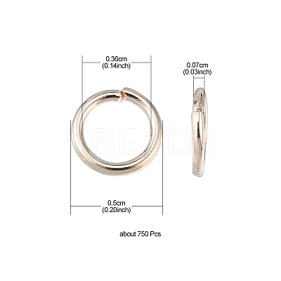 Iron Open Jump Rings IFIN-YW0001-41RG-1