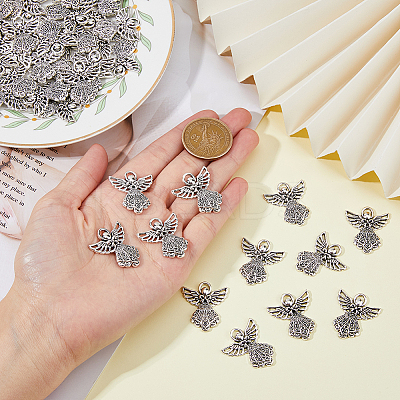 50PCS Tibetan Style Alloy Pendants TIBE-FH0001-24-1