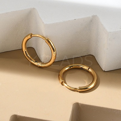 PVD Vacuum Plating 304 Stainless Steel Huggie Hoop Earrings for Women EJEW-F280-07B-G-1