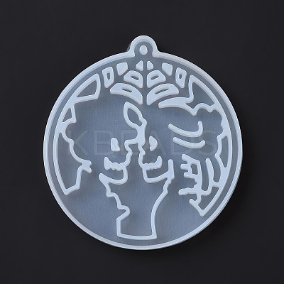DIY Skull Theme Pendant Silicone Molds SIMO-H010-07B-1