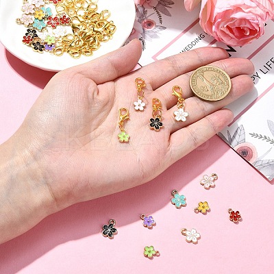 DIY Flower Pendant Decoration Kits DIY-YW0009-28-1