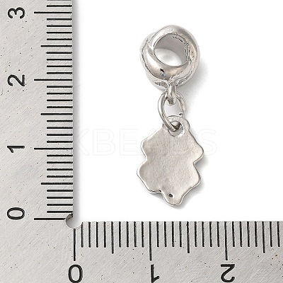 Rack Plating Alloy Enamel European Dangle Charms PALLOY-S189-09P-01-1