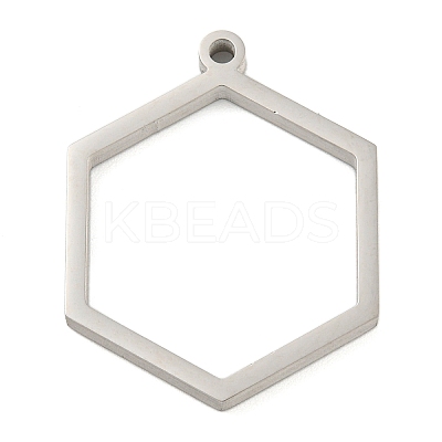 Non-Tarnish 304 Stainless Steel Laser Cut Pendants STAS-U009-04B-P-1