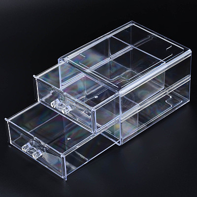 Double Layer Polystyrene Plastic Bead Storage Containers CON-N011-043-1