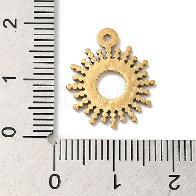 304 Stainless Steel Pendants STAS-G312-01G-1