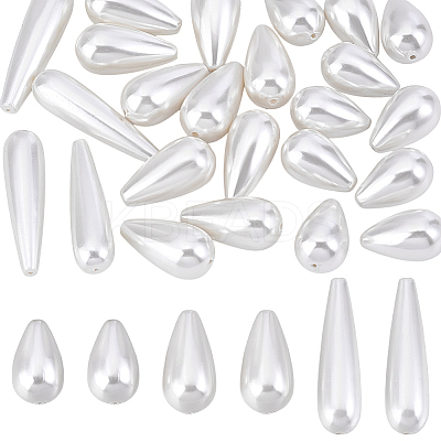 Electroplate Shell Pearl Beads Strands BSHE-PH0001-52-1