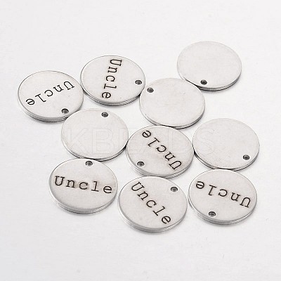 Non-Tarnish 201 Stainless Steel Pendants STAS-O078-B08-1