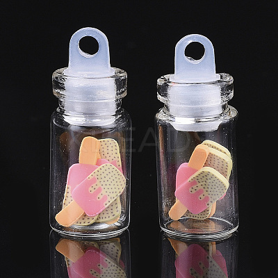 Handmade Polymer Clay Nail Art Decoration Accessories MRMJ-S046-008G-1