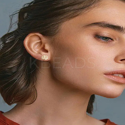 8Pcs 2 Colors 304 Stainless Steel Stud Earring Findings STAS-LP0004-76-1