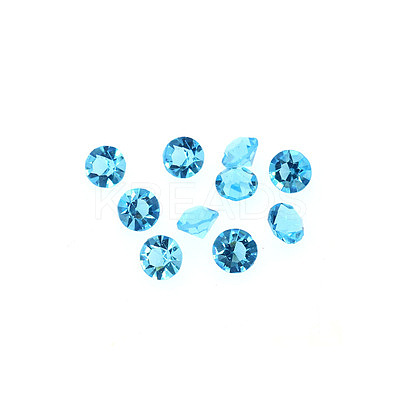 Glass Rhinestone Cabochons GLAA-TAC0005-3mm-12-1