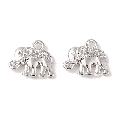 Vintage Elephant Charms PALLOY-ZN-47017-N-FF-1