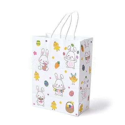Easter Rectangle Kraft Paper Handbags CARB-U002-01C-1