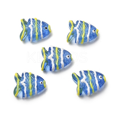 Baking Paint Glass Beads LAMP-I032-01G-1