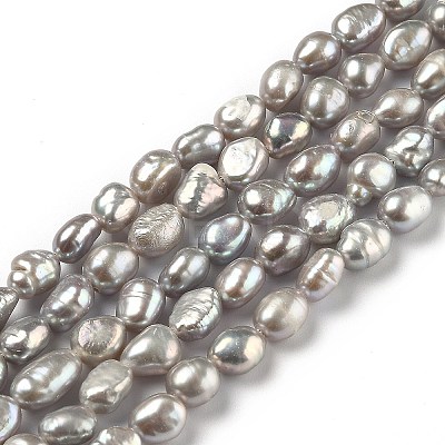 Natural Cultured Freshwater Pearl Beads Strands PEAR-L033-31C-01-1