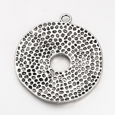 Tibetan Style Alloy Big Pendants X-TIBEP-Q078-05AS-RS-1