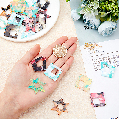 DIY Dangle Earring Making Kits DIY-PH0002-78-1