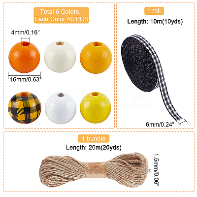DIY Wood Beads Jewelry Making Kits DIY-PH0002-51-1