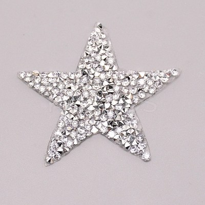 Star Glitter Hotfix Rhinestone DIY-WH0301-92B-02-1