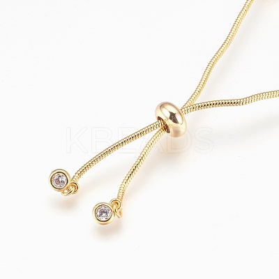 Adjustable Brass Bolo Bracelets BJEW-P218-05G-1