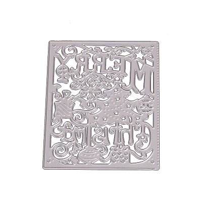 Frame Carbon Steel Cutting Dies Stencils X-DIY-F036-05-1