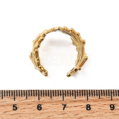 304 Stainless Steel Cuff Rings RJEW-F193-06G-1