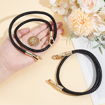 PU Imitation Leather Braided Bag Handles PURS-WH0005-96A-02G-1