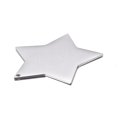 Non-Tarnish 304 Stainless Steel Pendants STAS-F254-07B-P-1