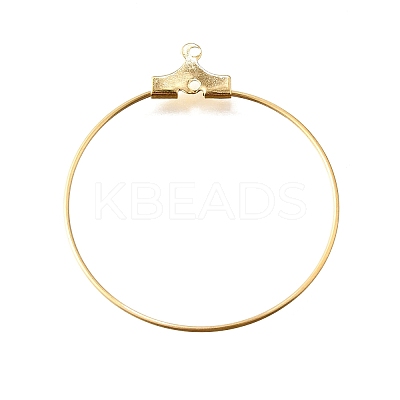 PVD Vacuum Plating 304 Stainless Steel Pendants STAS-T031-20-30mm-G-1