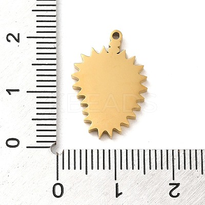 Ion Plating(IP) 304 Stainless Steel Pendants STAS-D018-02G-1
