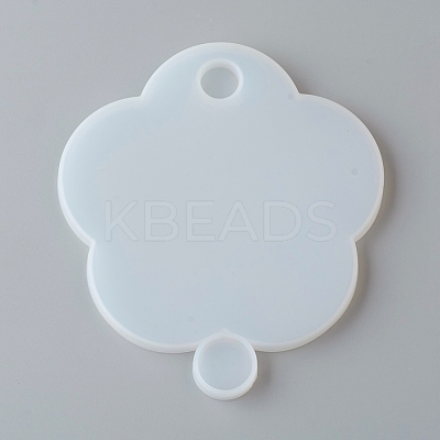 Flower Lid Silicone Molds AJEW-D046-17-1