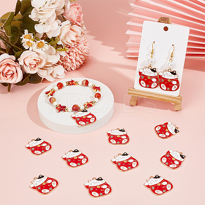 20Pcs Alloy Enamel Pendants ENAM-SC0005-34-1
