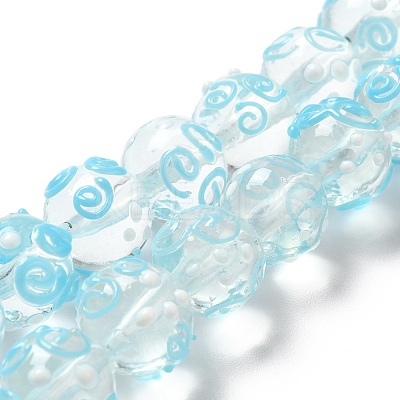 Handmade Bumpy Lampwork Beads LAMP-E023-12-1