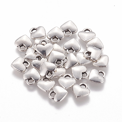 Tibetan Style Alloy Heart Charms LS-TIBEP-LFH260Y-FF-1