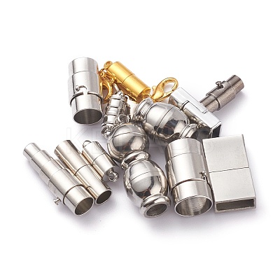 Brass/Stainless Steel Magnetic Clasps KK-XCP0001-27-1