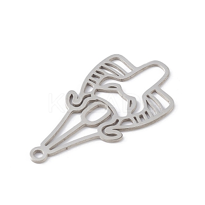 Non-Tarnish 201 Stainless Steel Pendants STAS-K250-05P-1